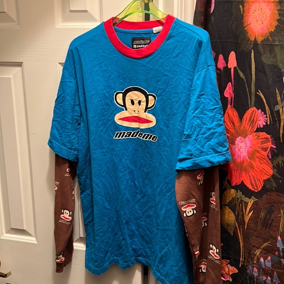 NWOT MadeMe X Paul Frank Layered Tee RARE - Picture 2 of 6